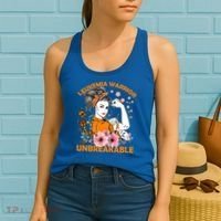 Leukemia Warrior Unbreakable Gift Awareness Gift Women's Tank Top thumb 2