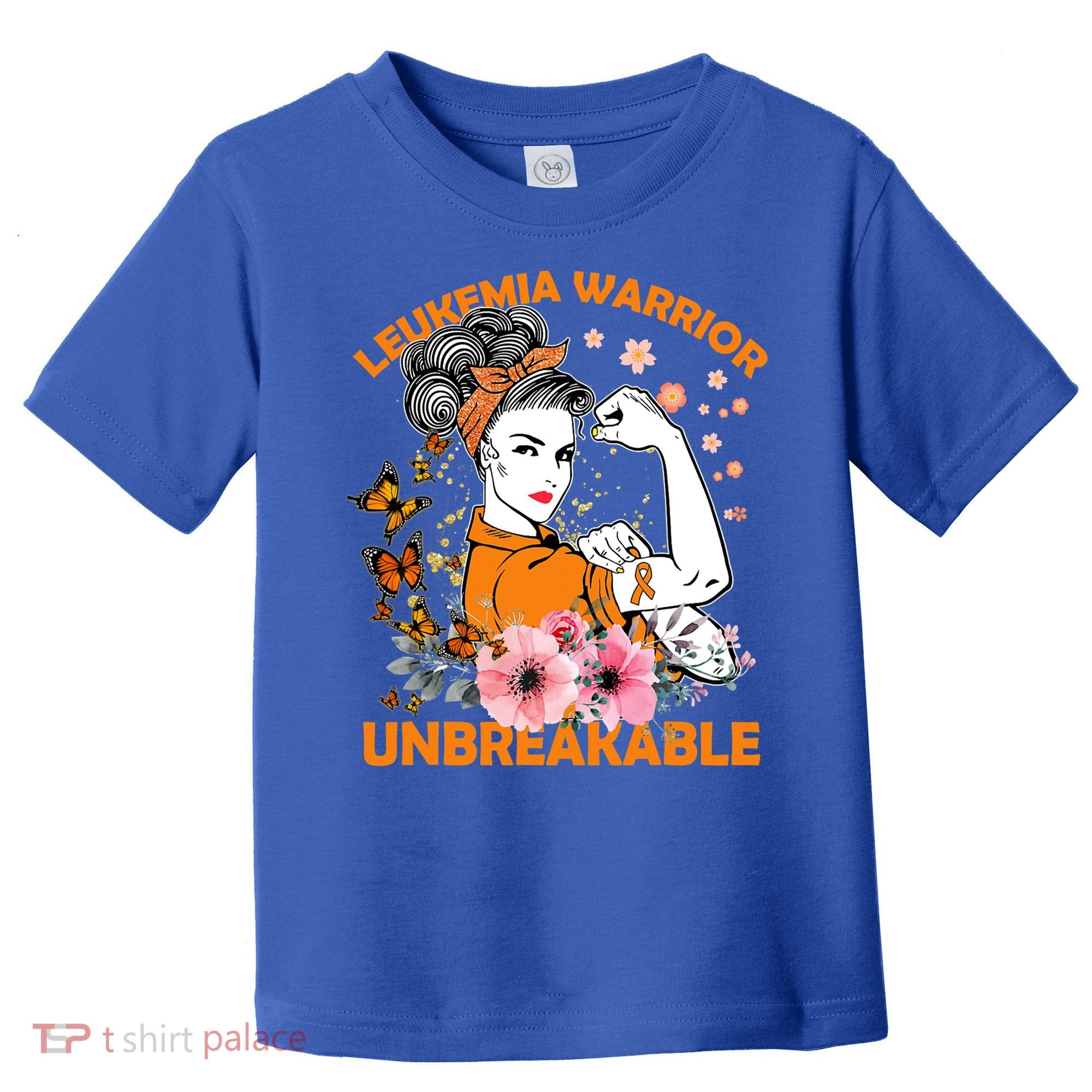 Leukemia Warrior Unbreakable Gift Awareness Gift Toddler T-Shirt