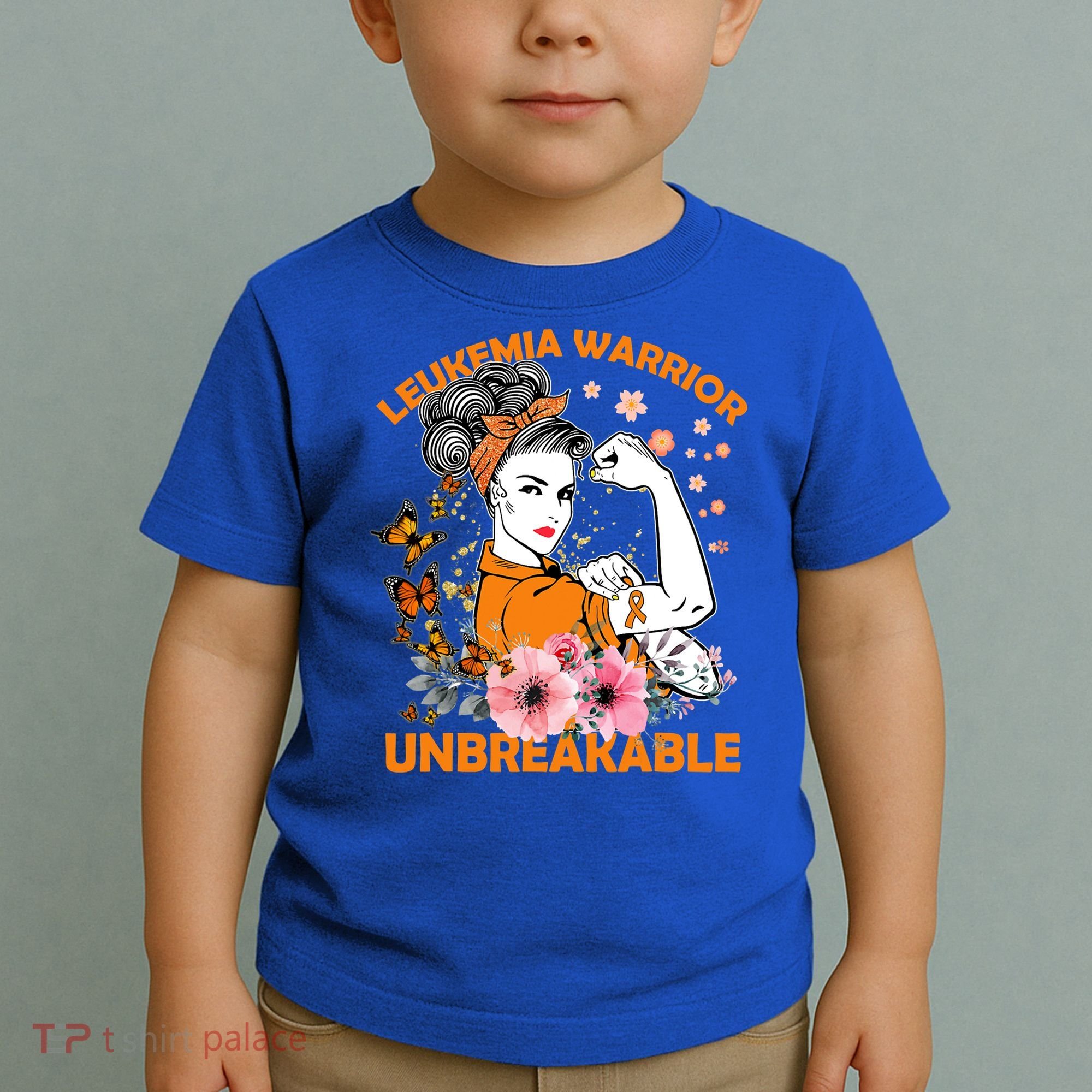Leukemia Warrior Unbreakable Gift Awareness Gift Toddler T-Shirt