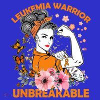 Leukemia Warrior Unbreakable Gift Awareness Gift Toddler T-Shirt thumb 4