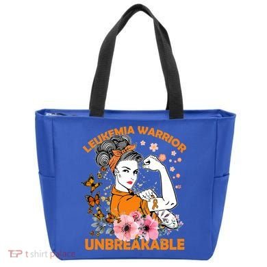 Leukemia Warrior Unbreakable Gift Awareness Gift Tote Bag