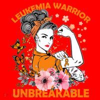 Leukemia Warrior Unbreakable Gift Awareness Gift Santa Hat thumb 1