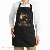 Large Walleye With Fishing Lure Drawing Walleye Whisperer Apron thumb 2