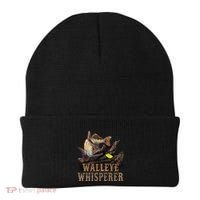 Large Walleye With Fishing Lure Drawing Walleye Whisperer Beanie thumb 0