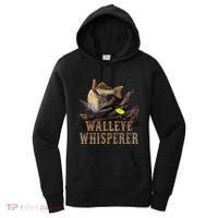 Large Walleye With Fishing Lure Drawing Walleye Whisperer Women's Hoodie thumb 0