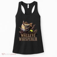 Large Walleye With Fishing Lure Drawing Walleye Whisperer Women's Tank Top thumb 0