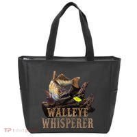 Large Walleye With Fishing Lure Drawing Walleye Whisperer Tote Bag thumb 0