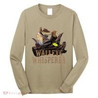 Large Walleye With Fishing Lure Drawing Walleye Whisperer Long Sleeve Shirt thumb 0