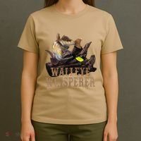 Large Walleye With Fishing Lure Drawing Walleye Whisperer T-Shirt thumb 4