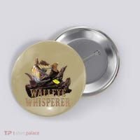 Large Walleye With Fishing Lure Drawing Walleye Whisperer Button thumb 0