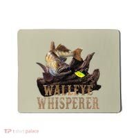 Large Walleye With Fishing Lure Drawing Walleye Whisperer Mousepad thumb 0