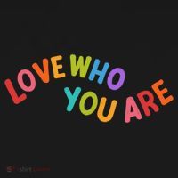 Love Who You Are Rainbow Positive Quote Women's Tank Top thumb 5