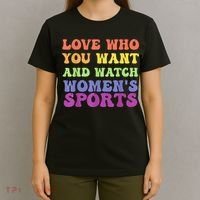Love Who You Want And Watch Womenn's Sports T-Shirt thumb 4