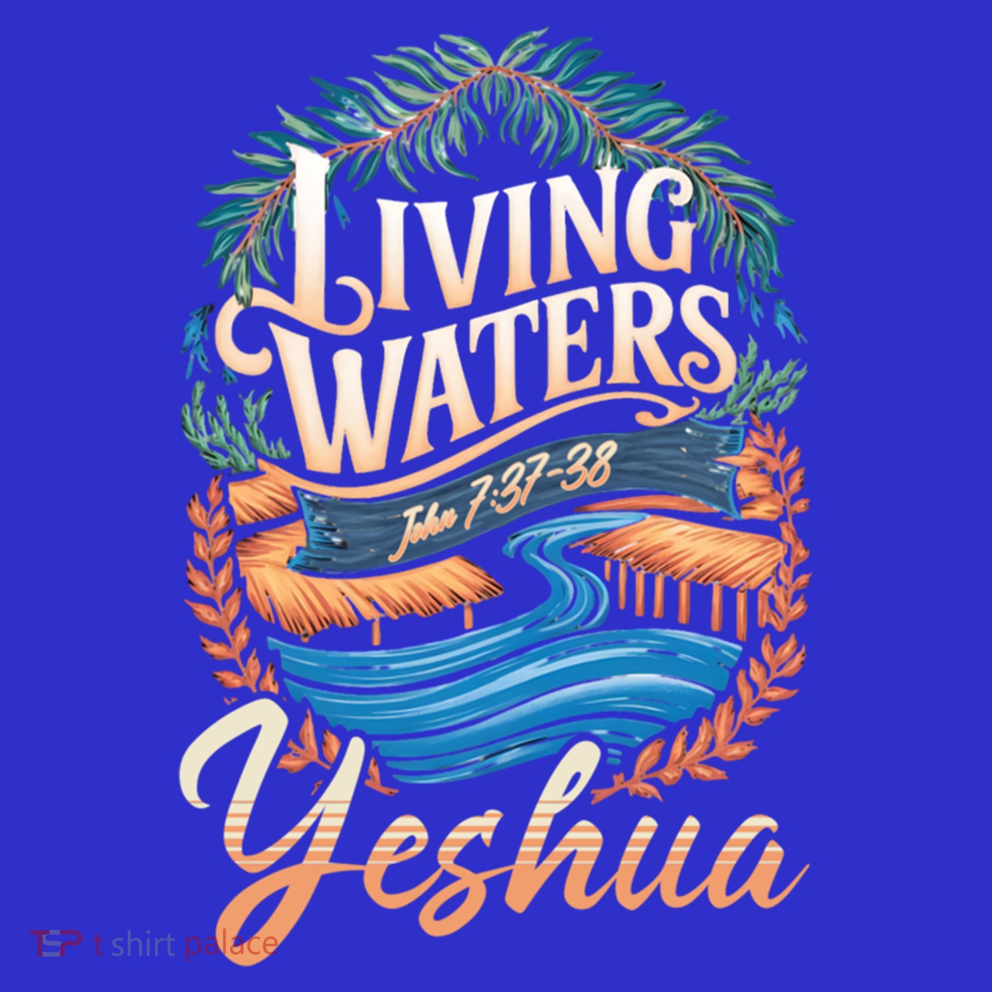 Living Waters Yeshua John 7:3738 Cute Gift Women's T-Shirt