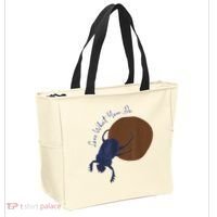 Love What You Do Funny Dung Beetle Bug Tote Bag thumb 2