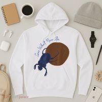 Love What You Do Funny Dung Beetle Bug Hoodie thumb 3