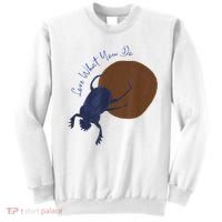 Love What You Do Funny Dung Beetle Bug Sweatshirt thumb 0