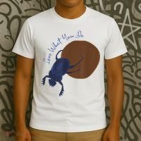 Love What You Do Funny Dung Beetle Bug T-Shirt thumb 3
