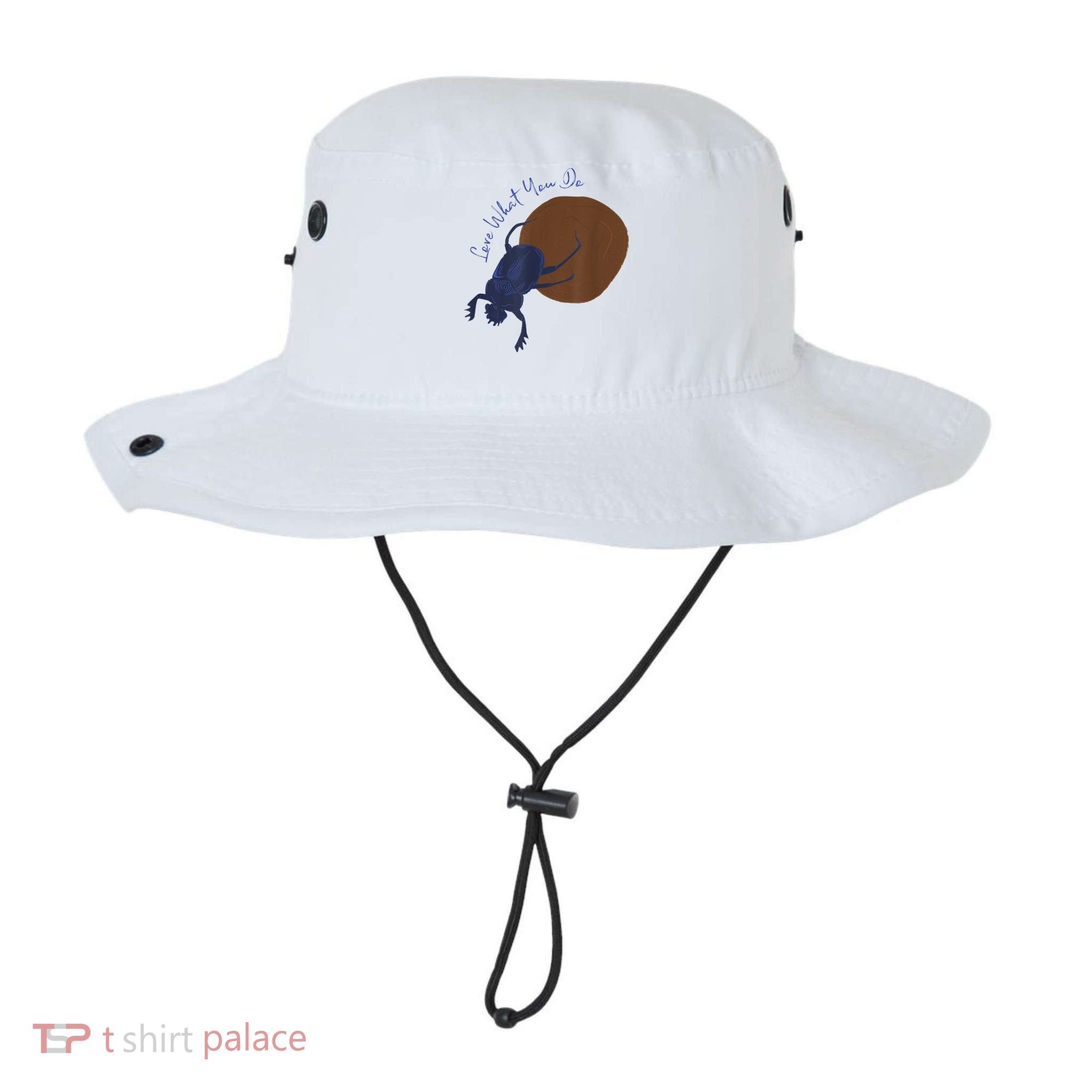 Love What You Do Funny Dung Beetle Bug Bucket Hat