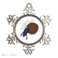 Love What You Do Funny Dung Beetle Bug Ornament thumb 0