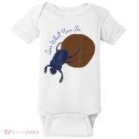 Love What You Do Funny Dung Beetle Bug Baby Bodysuit thumb 0