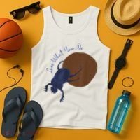 Love What You Do Funny Dung Beetle Bug Tank Top thumb 4