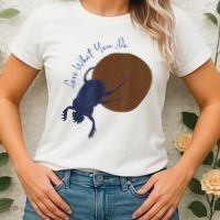 Love What You Do Funny Dung Beetle Bug Women's T-Shirt thumb 2