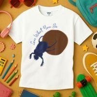 Love What You Do Funny Dung Beetle Bug Kids T-Shirt thumb 3