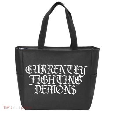 Limited Xprl Currently Fighting Demons Tote Bag