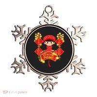 Li Xi Me Please Vietnamese Red Cute Ao Dai Flowers Great Gift Ornament thumb 0