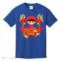 Li Xi Me Please Vietnamese Red Cute Ao Dai Flowers Great Gift Kids T-Shirt thumb 0