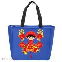 Li Xi Me Please Vietnamese Red Cute Ao Dai Flowers Great Gift Tote Bag thumb 0