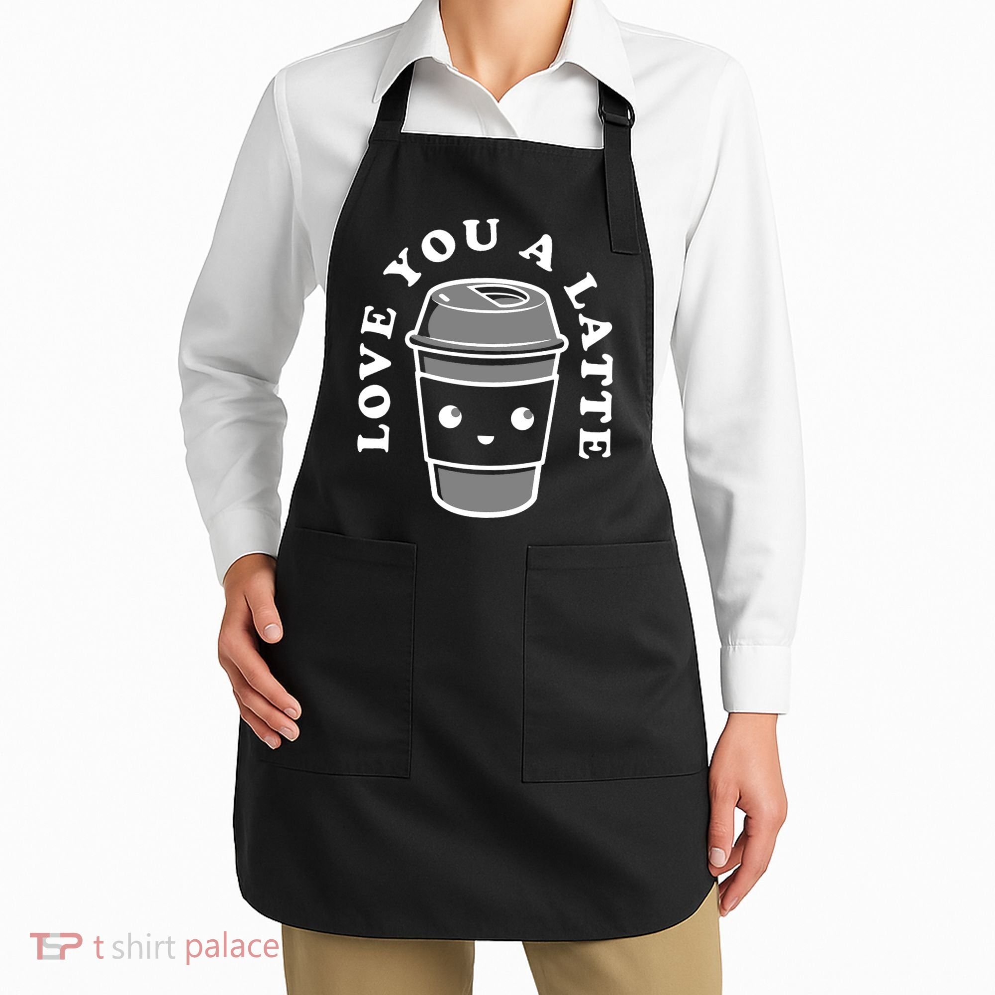Love You A Latte Apron