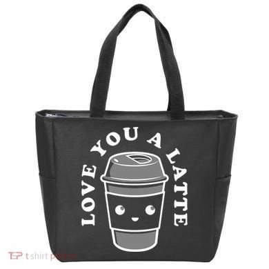 Love You A Latte Tote Bag
