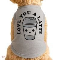 Love You A Latte Doggie Tank thumb 0
