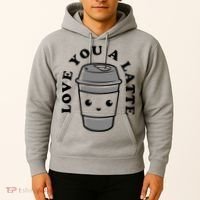 Love You A Latte Hoodie thumb 2