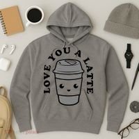 Love You A Latte Hoodie thumb 3