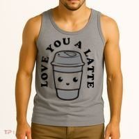 Love You A Latte Tank Top thumb 3