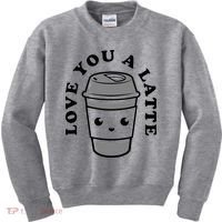 Love You A Latte Kids Sweatshirt thumb 0