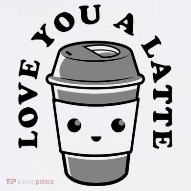 Love You A Latte Comfort Colors Garment-Dyed Hooded Sweatshirt