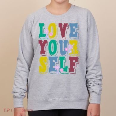 Love Yourself Cute Flower Women's Sweatshirt