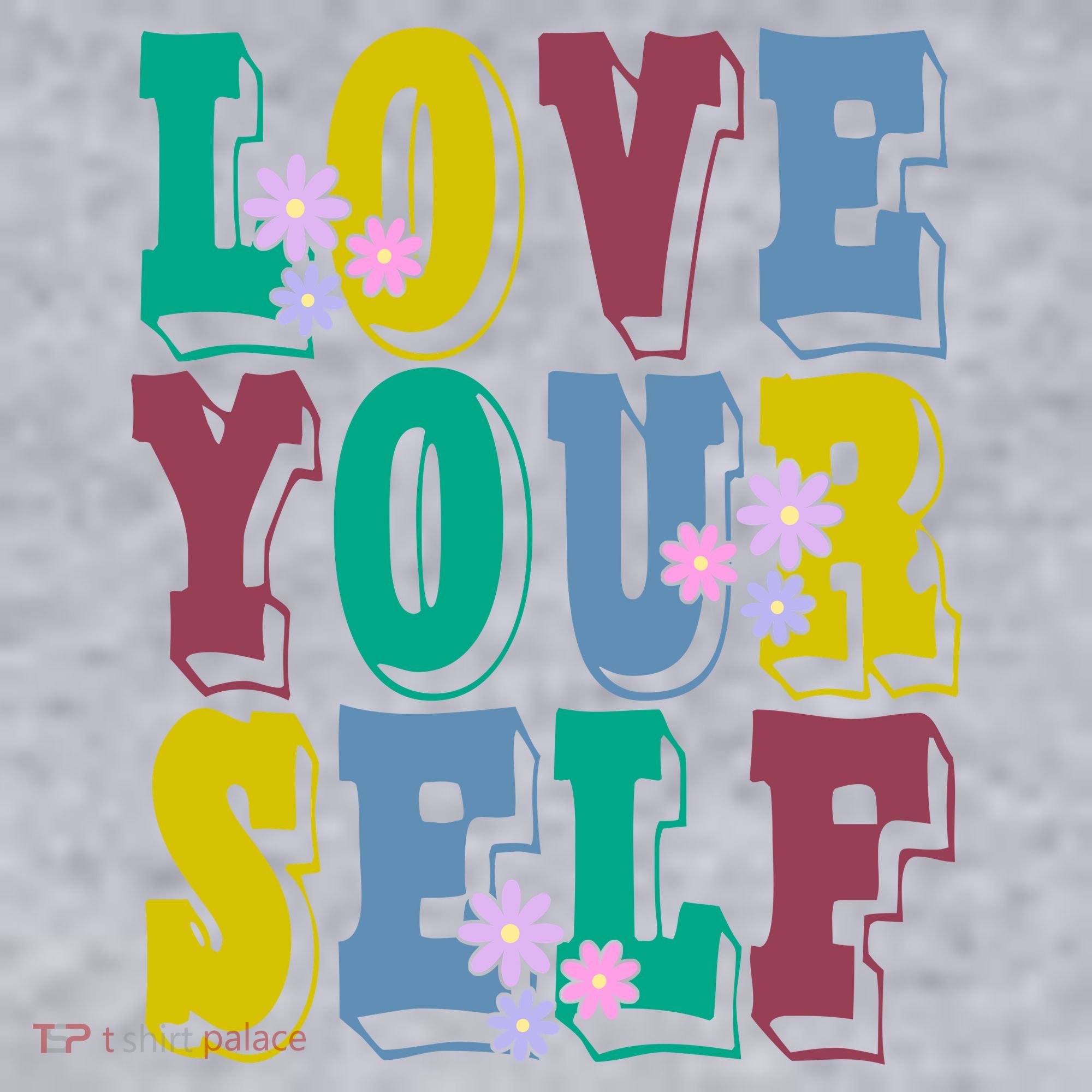 Love Yourself Cute Flower Women's Sweatshirt