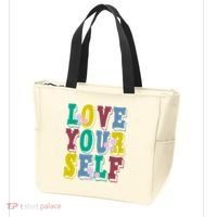 Love Yourself Cute Flower Tote Bag thumb 3