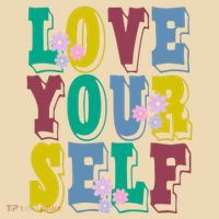 Love Yourself Cute Flower Tote Bag thumb 4