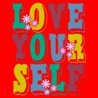 Love Yourself Cute Flower Santa Hat thumb 1