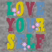 Love Yourself Cute Flower Toddler Hoodie thumb 2
