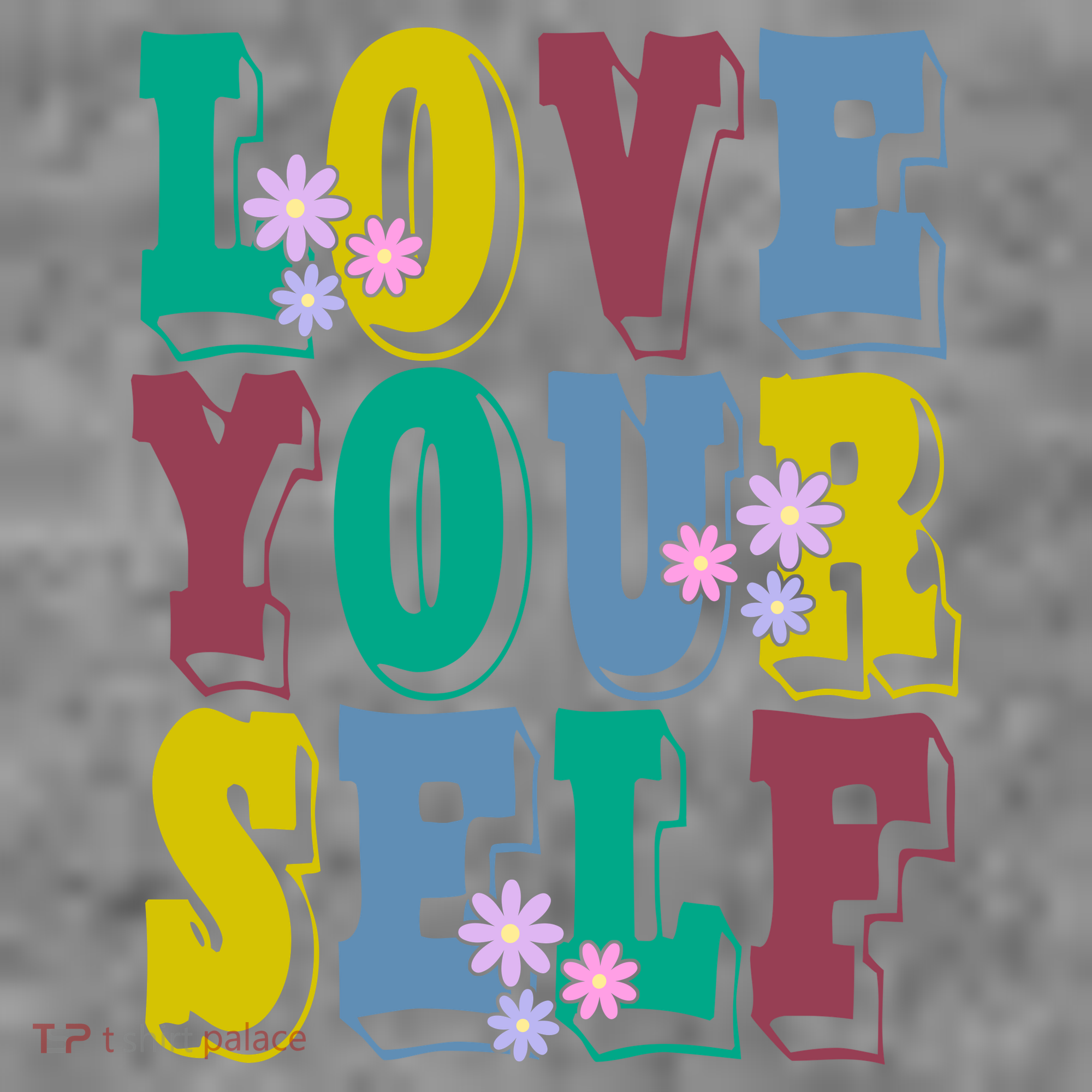 Love Yourself Cute Flower Toddler Hoodie