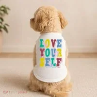 Love Yourself Cute Flower Doggie Tank thumb 2