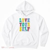 Love Yourself Cute Flower Hoodie thumb 0