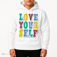 Love Yourself Cute Flower Hoodie thumb 2